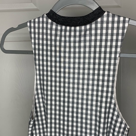 NWT Wildfox Oxford Plaid Halter Crop Top - Picture 5 of 6